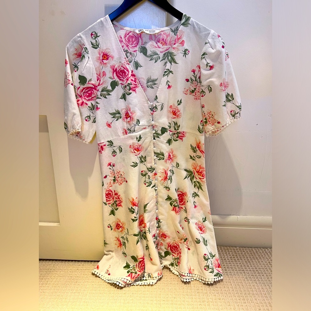 Zara floral dress